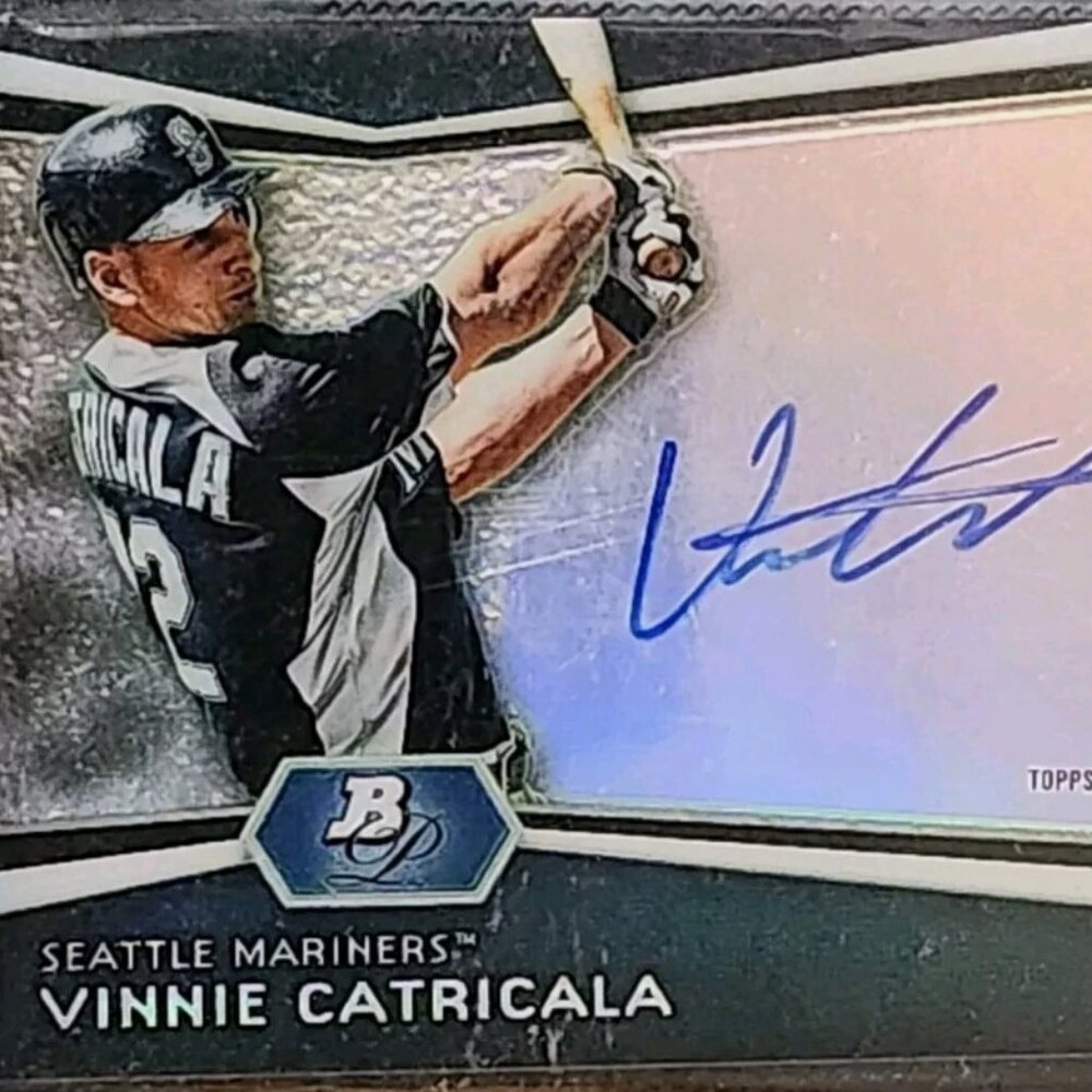 2012 Bowman Platinum Vinnie Catricala Prospect Autographs Auto #AP-VC